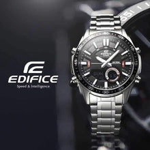 Load image into Gallery viewer, Casio Edifice Analog-Digital Black Dial Men's Watch-EFV-C100D-1AVDF (EX438)